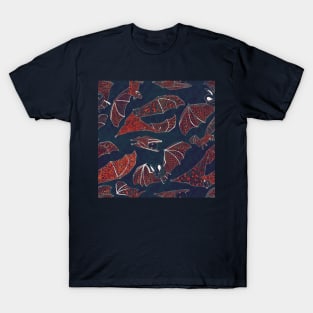 Corona scary halloween bat T-Shirt